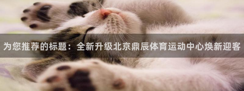 xc体育app官方网站：为您推荐的标题：全新升级北京鼎辰体育运动中心焕新迎客